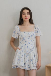 Aurora Pleated Romper (XS)