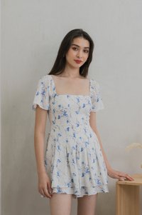 Aurora Pleated Romper (XS)