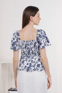 Opal Floral Prints Sweetheart Top