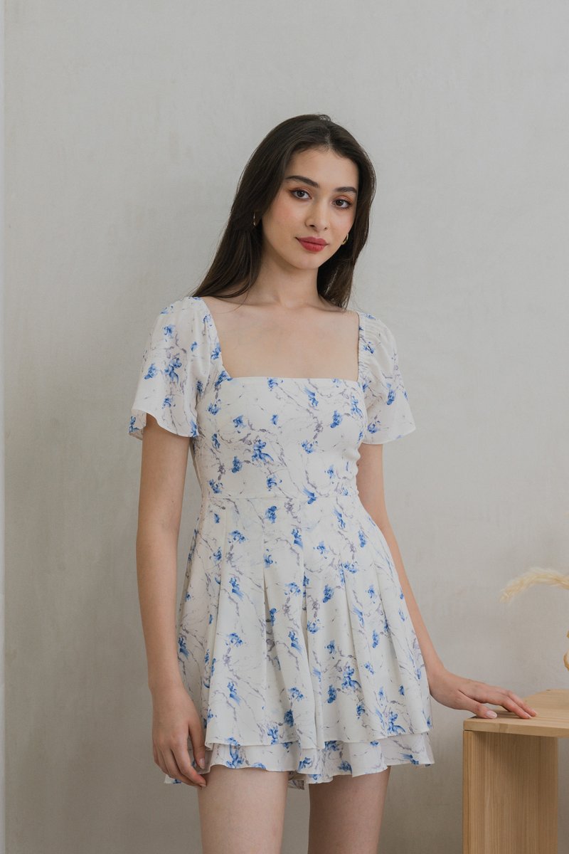 Aurora Pleated Romper (XS)