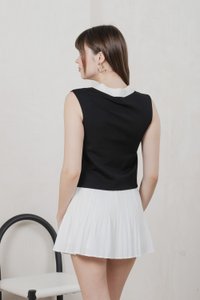 Kiro Pleated Skort In White