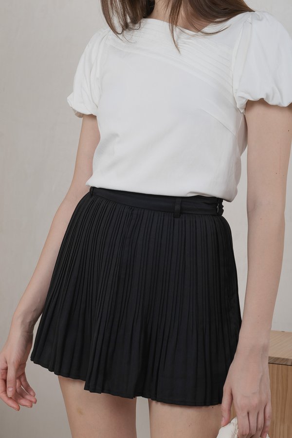 Kiro Pleated Skort In Black (XS)