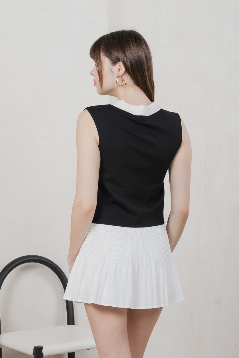 Kiro Pleated Skort In White