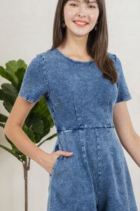 Rain Denim Romper (XS)