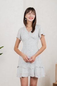 Camelia Floral Ruffle Dress (XS)