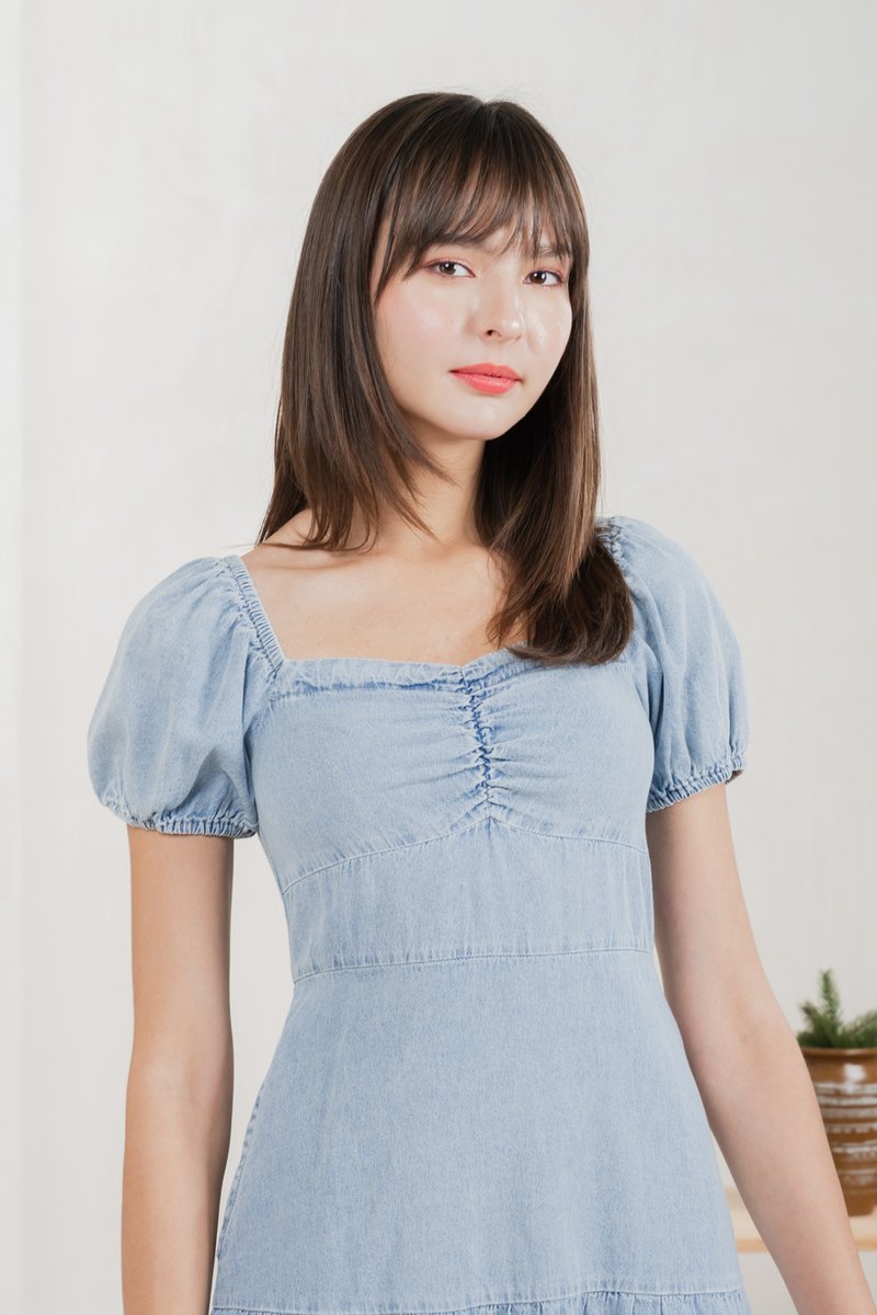 Univa Denim Sweetheart Dress