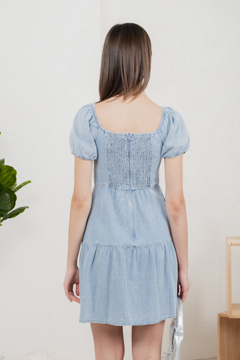 Univa Denim Sweetheart Dress