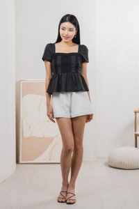 Collins Crochet Top In Black