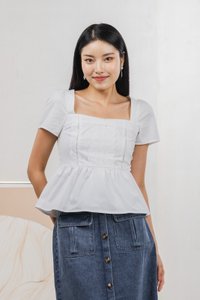Collins Crochet Top In White