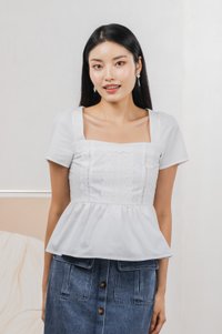Collins Crochet Top In White
