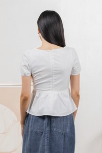 Collins Crochet Top In White