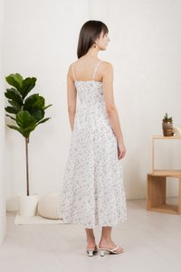 Millis Eyelet Camisole Maxi Dress In White