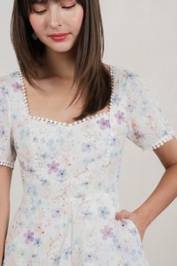 Claudia Sweet Blossoms Romper In White