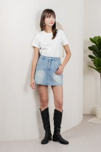 Constance Staple Denim Skort