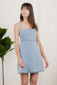 Lisbeth Denim Panel Dress