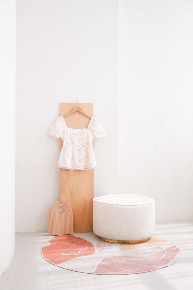 Beth Embroidery Ribbon Top