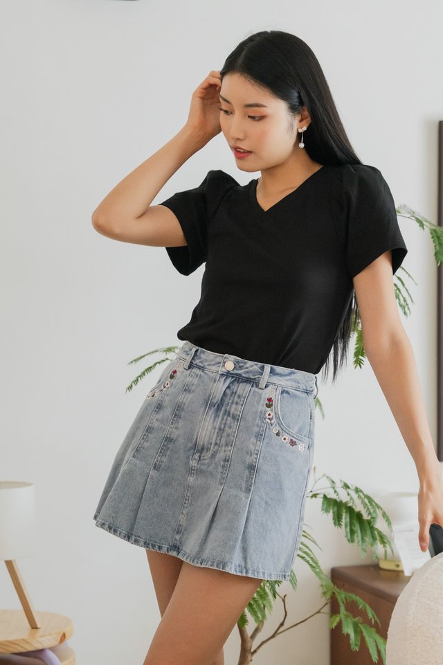 Thomson Cotton Top In Black