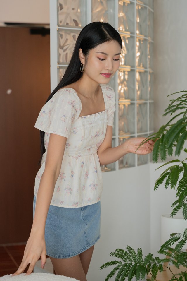 Empath Embroidery Ribbon Top