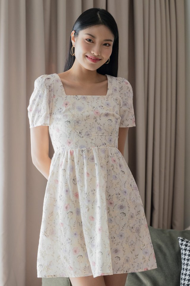 Garden Eyelet Embroidery Dress