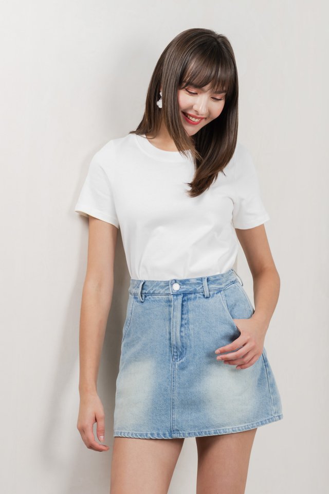 Constance Staple Denim Skort