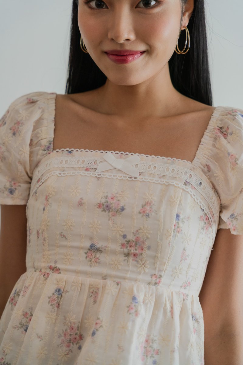 Empath Embroidery Ribbon Top