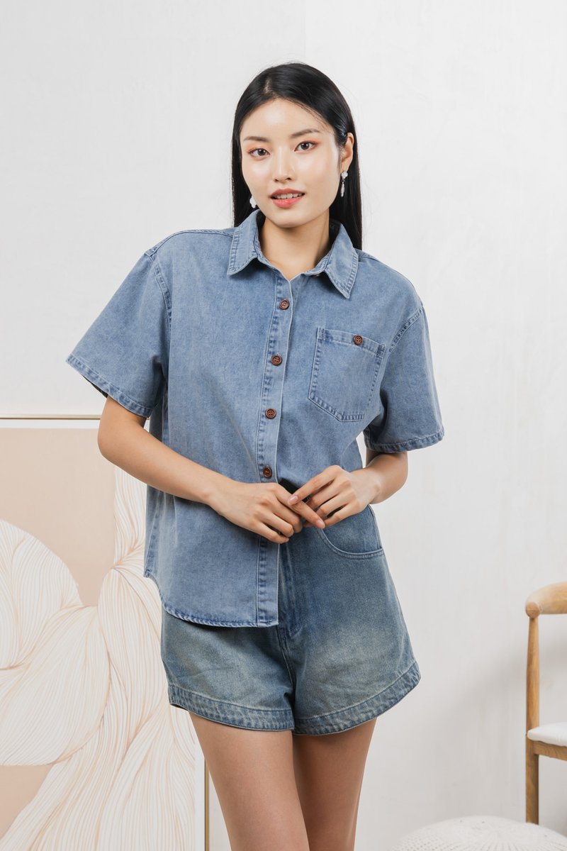 Dorothy Denim Relaxed Shirt