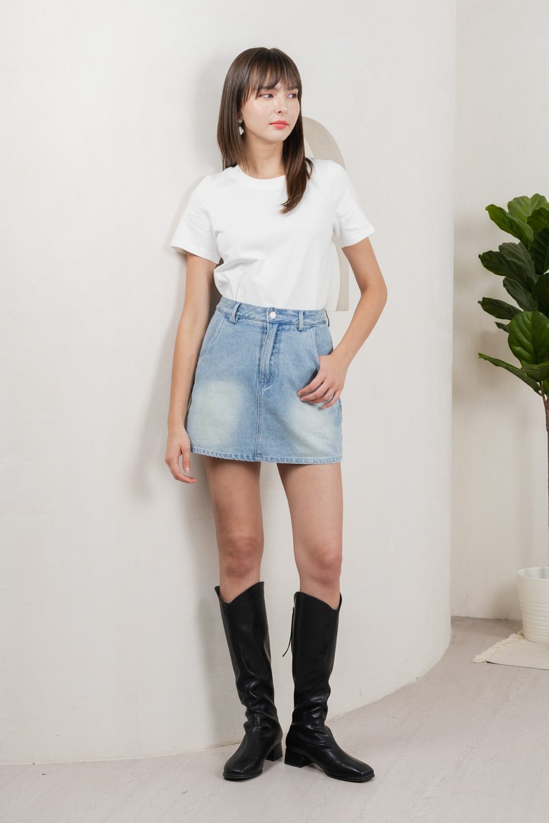 Constance Staple Denim Skort