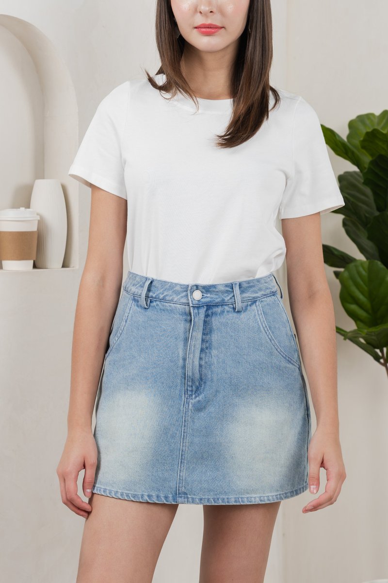 Constance Staple Denim Skort