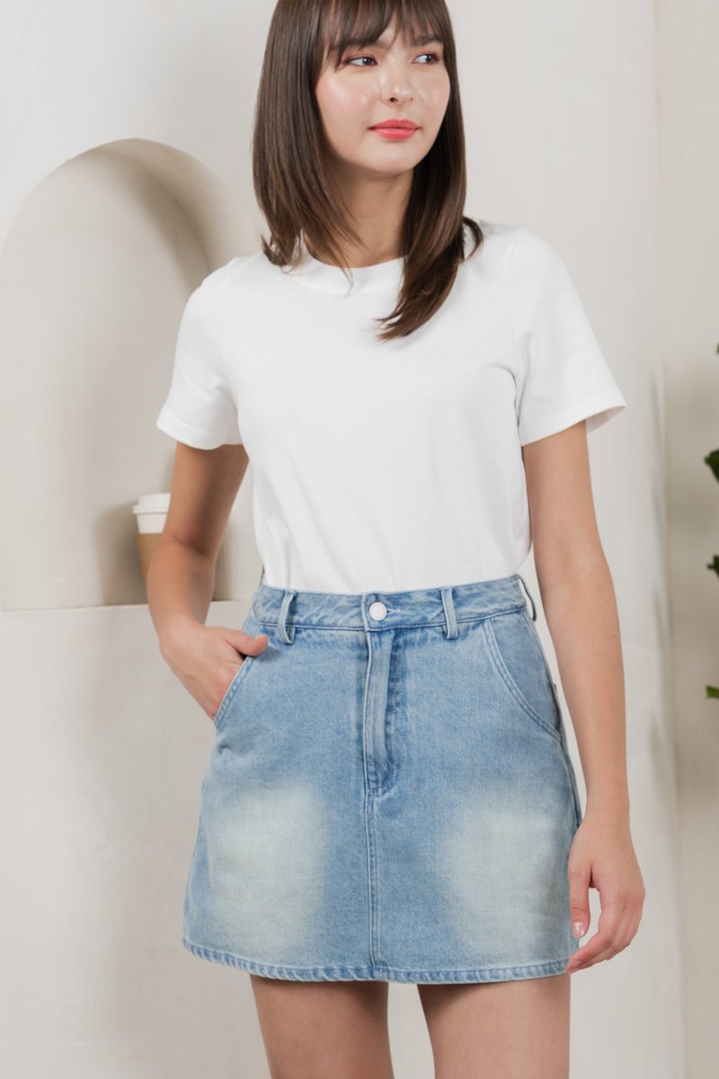 Constance Staple Denim Skort