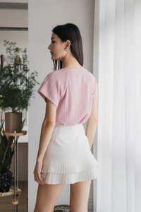 Boyce Buttons Knit Top In Pink