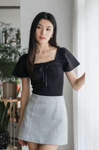 Walter Cotton Skort In Grey
