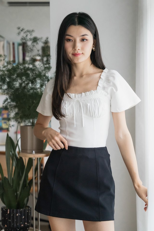 Walter Cotton Skort In Black