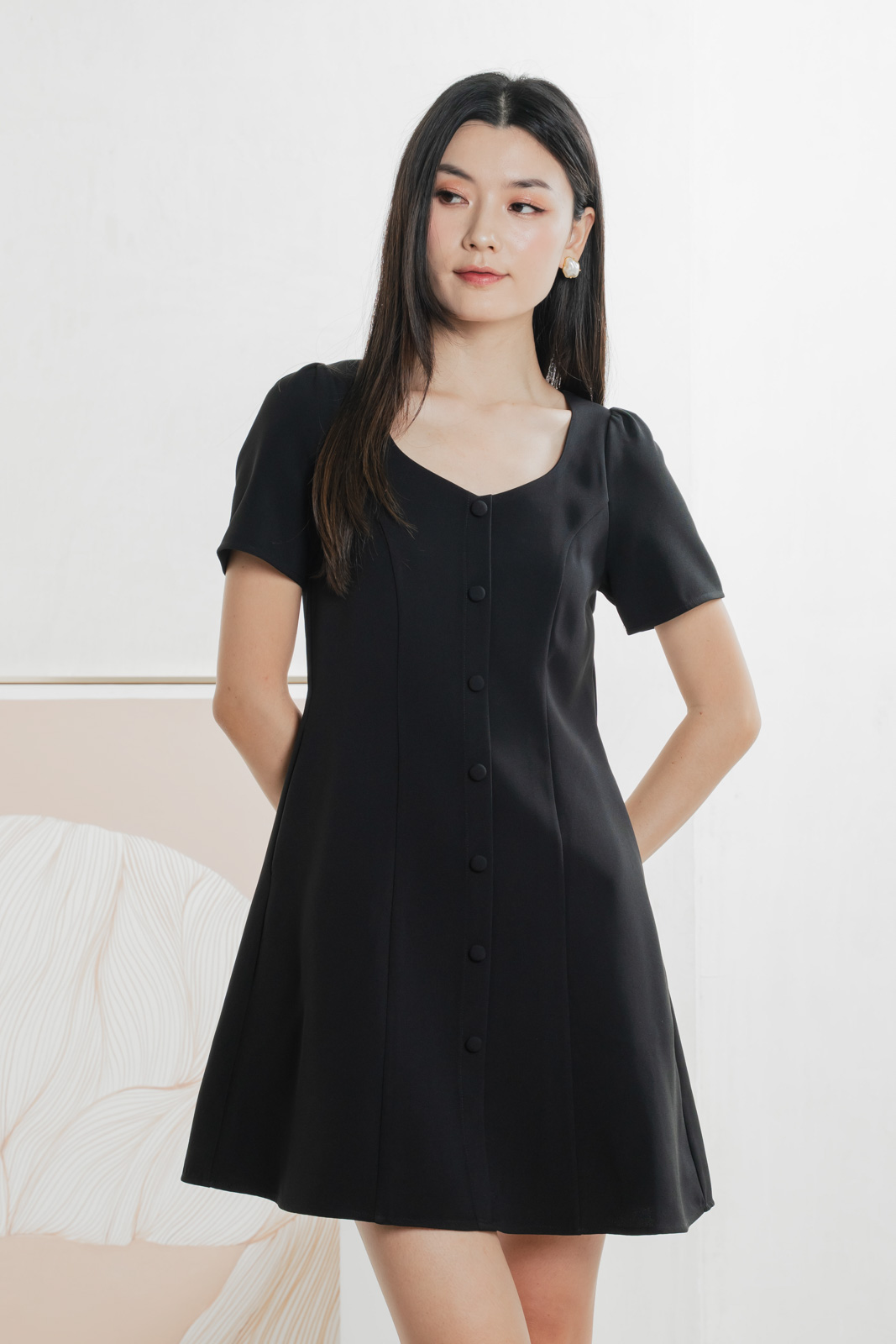 black fashion nova dress Glammed Out Mini Size:US 10 / UK 14 / EU 40 Hancy_2025/9/10 Finding the Best Backless