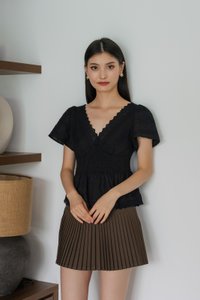 Legacy Pleated Work Skort In Cocoa