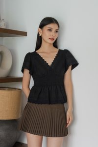 Legacy Pleated Work Skort In Cocoa