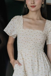 Betty Floral Smocked Dress