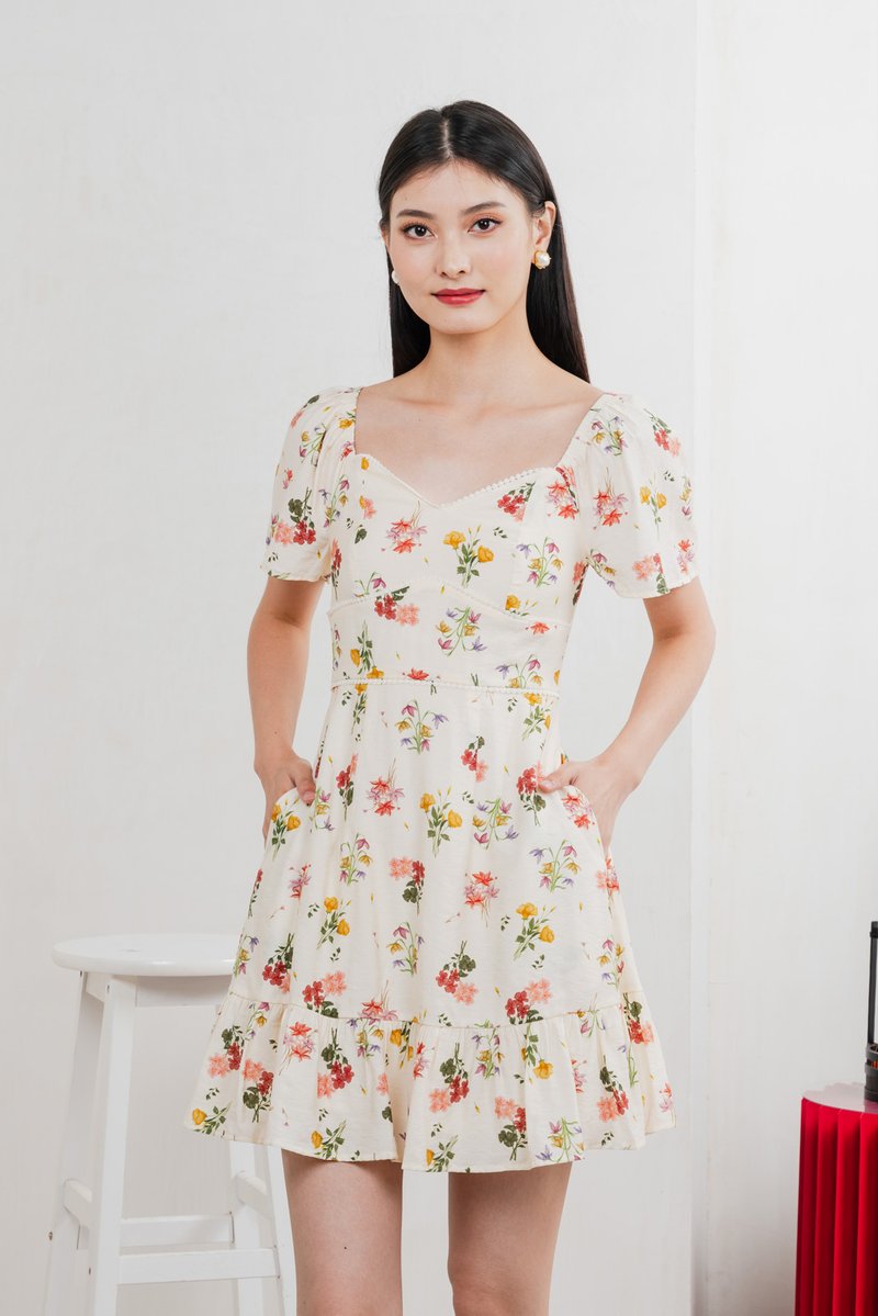 Beauty Garden Empire Dress
