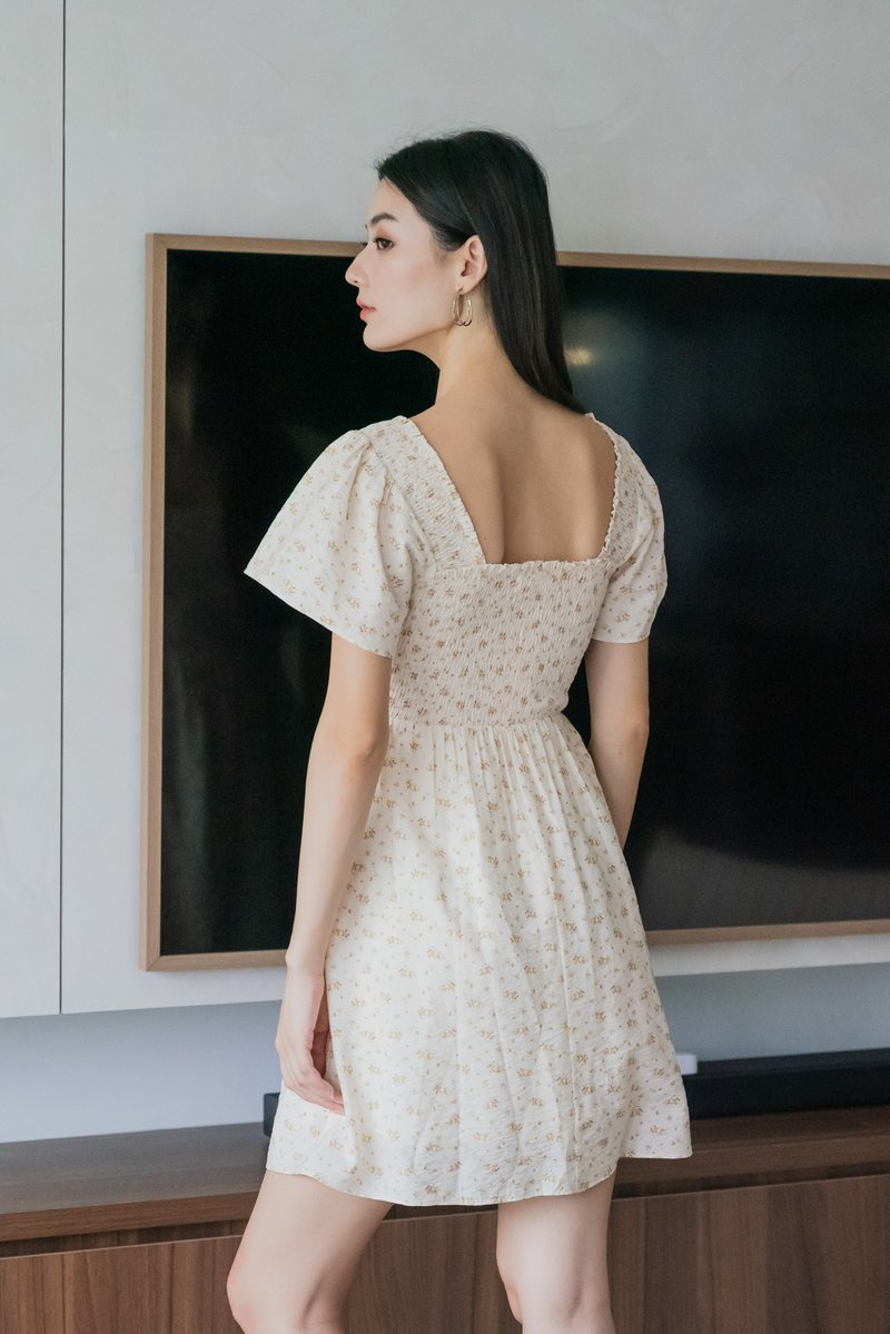 Betty Floral Smocked Dress