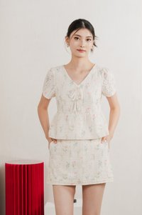 Spring Melody Eyelet Skort