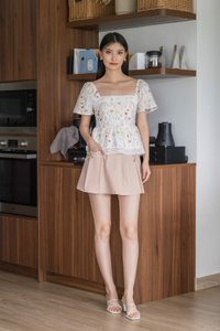 Honor Fleur Lace Top in White