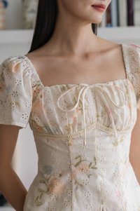 Cheer Ruched Ribbon Top