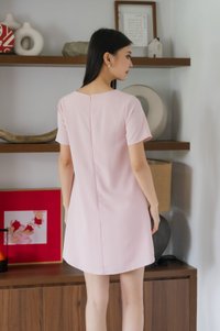 Adams Smooth Work Dress In Soft Pink