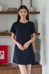 Adams Smooth Work Dress In Navy