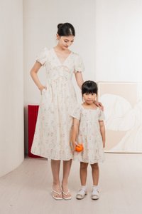 Spring Melody Eyelet Kids Dress