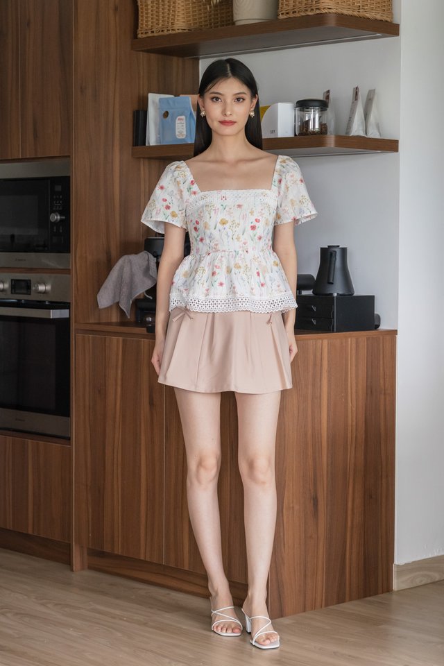 Honor Fleur Lace Top in White