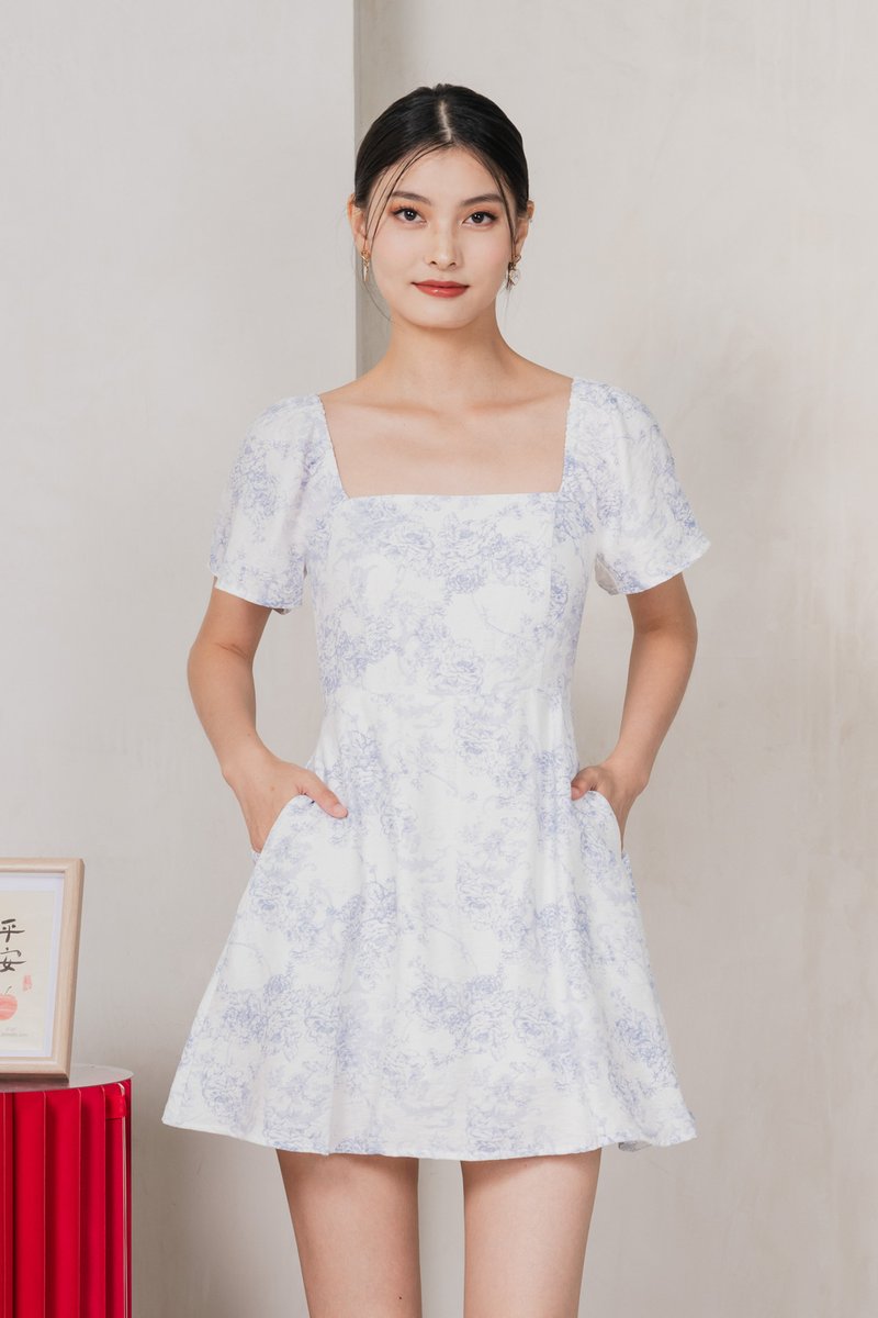 Beam Toile Dress Romper