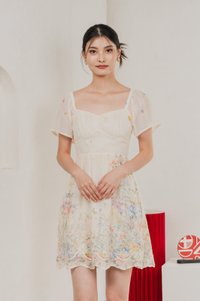 Mystique Fleur Ruched Dress