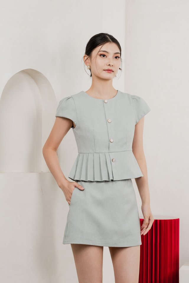 Isla Premium Skort In Tiffany