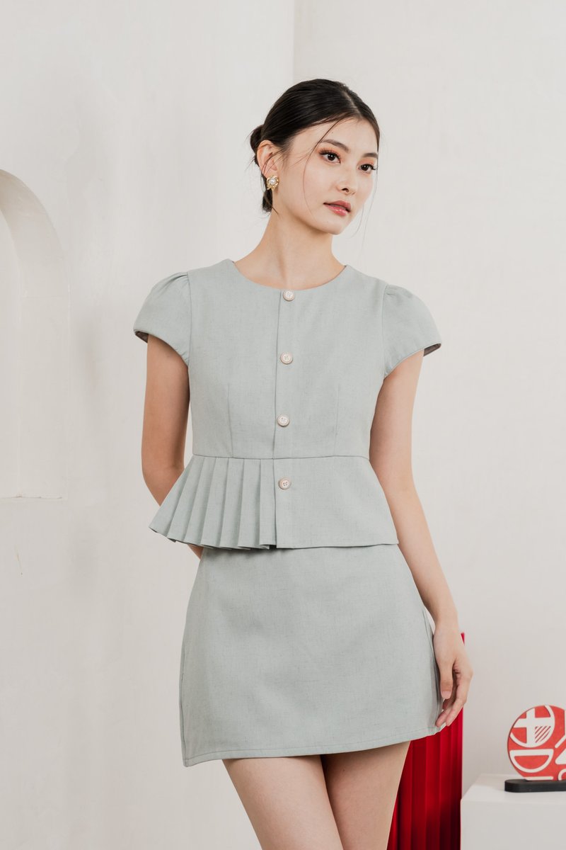 Isla Premium Skort In Tiffany