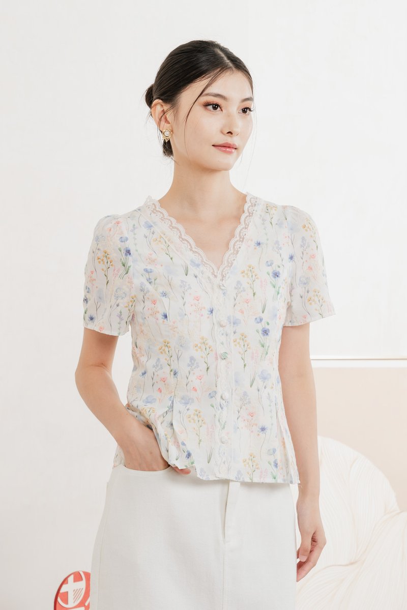 Symphony Floral Lace Top